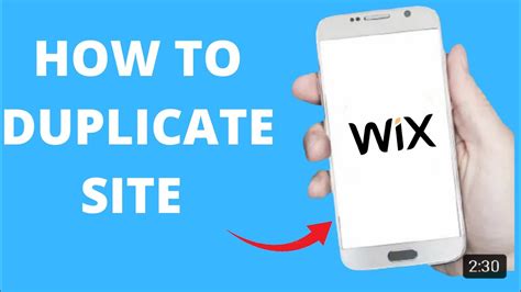 wix duplicate website.